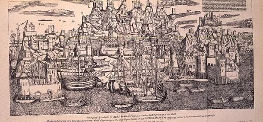 Hafen von Aden, Arabien, aus dem Buch von Marco Polo, veröffentlicht 1903